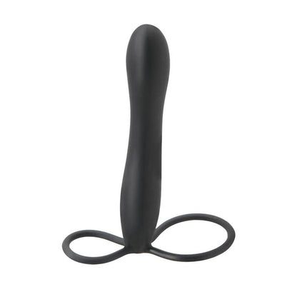 Dirželiu pririšamas dildo su dviguba stimuliacija