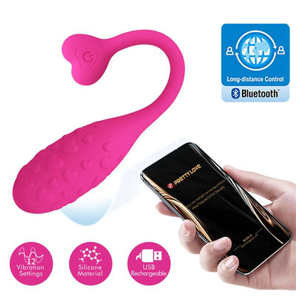Bluetooth valdomas vibruojantis kiaušinis