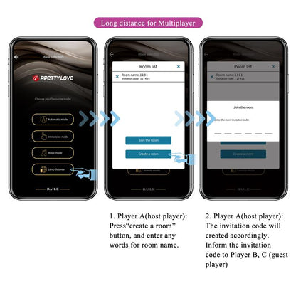 Vibruojantis kiaušinis su programėlės valdymu