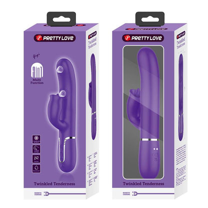 Dvigubas vibratorius su galingu klitorio stimuliatoriumi