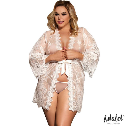 Naktiniai marškiniai su gėlių raštu ir chalatu