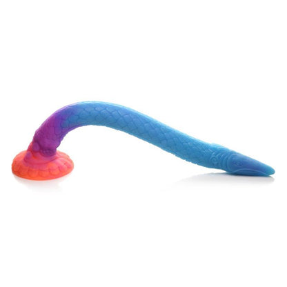 Šviečiantis analinis dildo su tekstūra