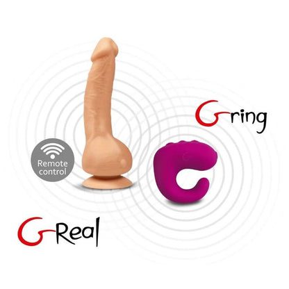 Realistiškas vibratorius su hipoalergine medžiaga