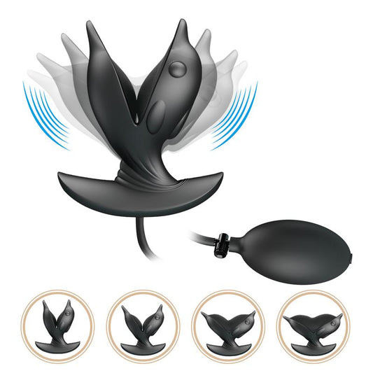 Pripučiamas analinis kištukas su vibracija