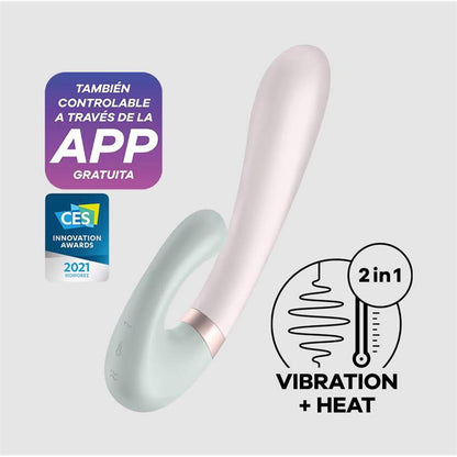 G-taško vibratorius su šildymo funkcija