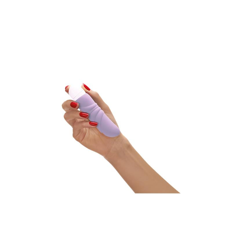 Kišeninis vibratorius su tekstūruotu paviršiumi