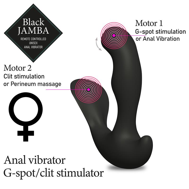 Analinis vibratorius su G-taško ir klitorio stimuliacija