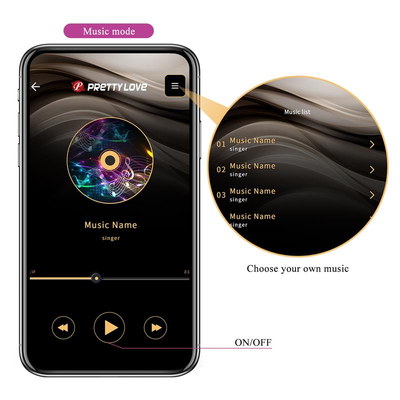Analinis kištukas su elektrostimuliacija ir Bluetooth