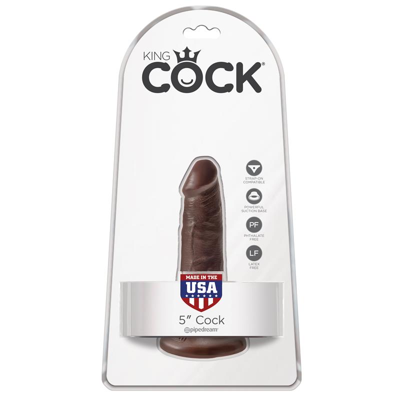 Realistinis dildo su siurbtuku ir tekstūruotu paviršiumi