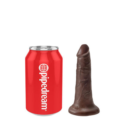 Realistinis dildo su siurbtuku ir tekstūruotu paviršiumi