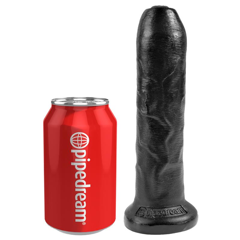 Dildo su siurbtuku ir ištraukiama galvute