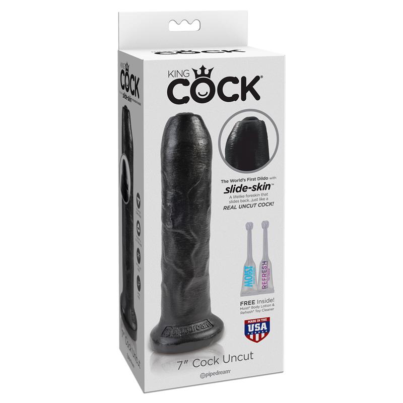 Dildo su siurbtuku ir ištraukiama galvute