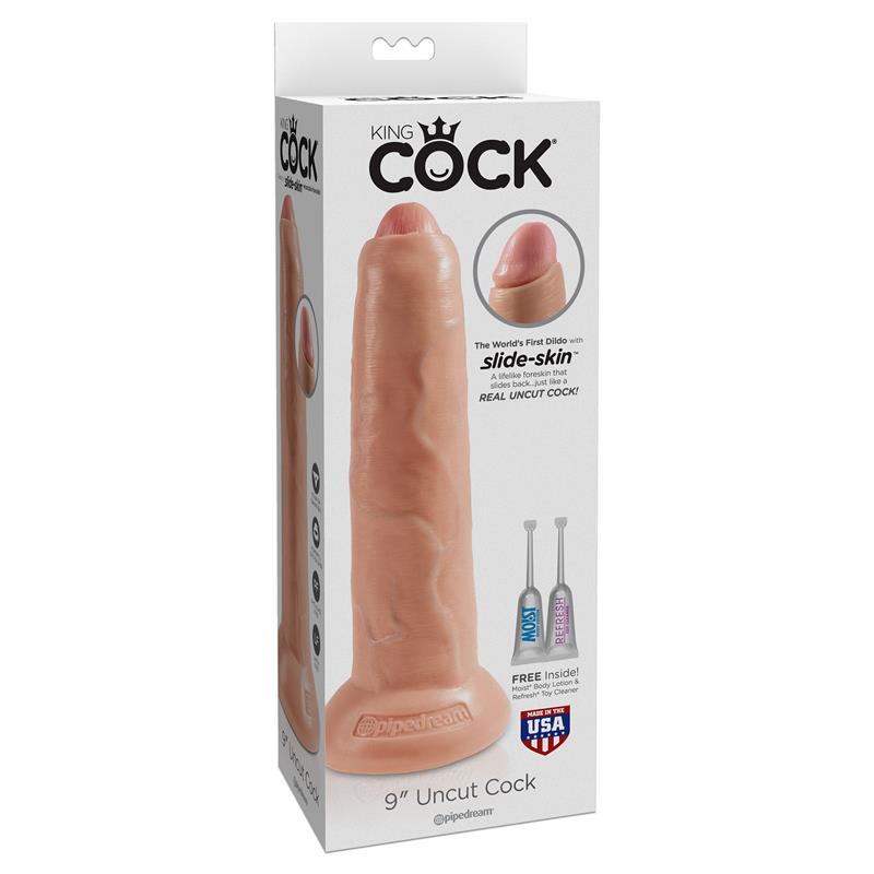 Realistinis dildo su ištraukiama galvute