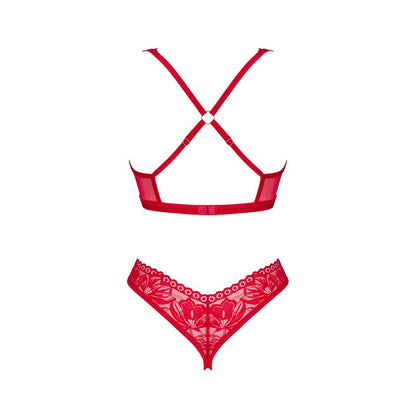 Nėriniuotas 2 dalių rinkinys su atviromis detalėmis