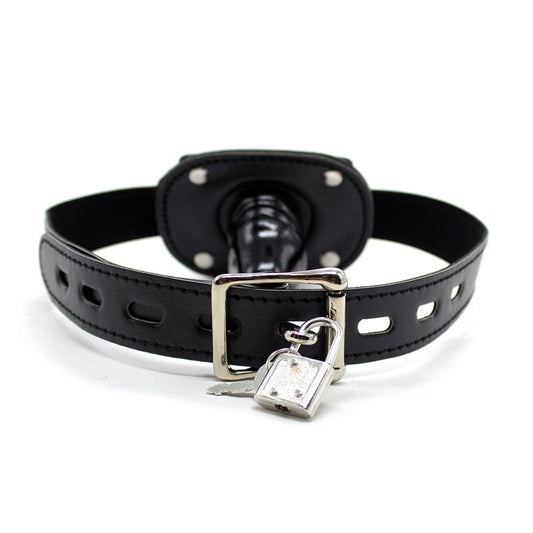 Reguliuojamas BDSM burnos kamštis su kamuoliu