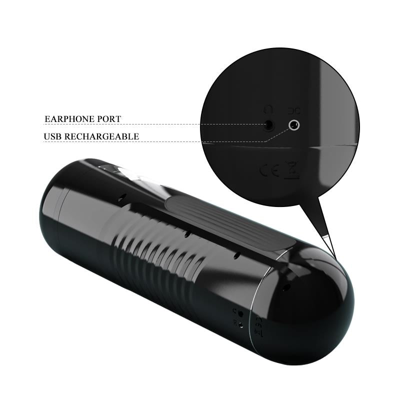 Automatinis masturbatorius su rotacija ir stūmimu