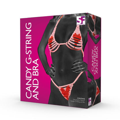 Candy Bra ir G-String rinkinys - žaismingas intymumas