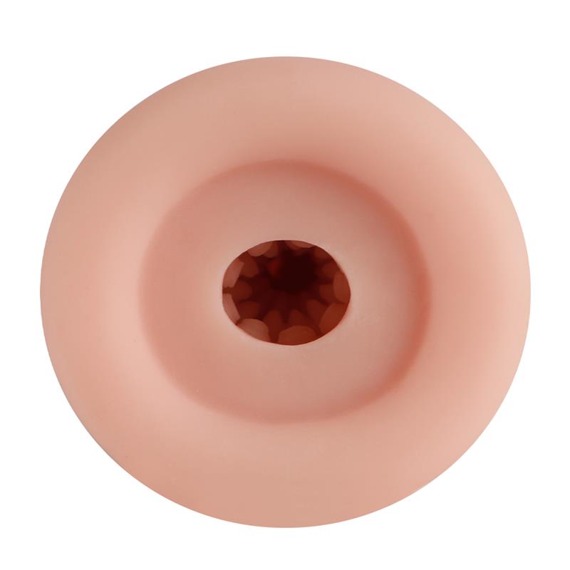 Masturbatorius su minkšta ir lankstia rankove