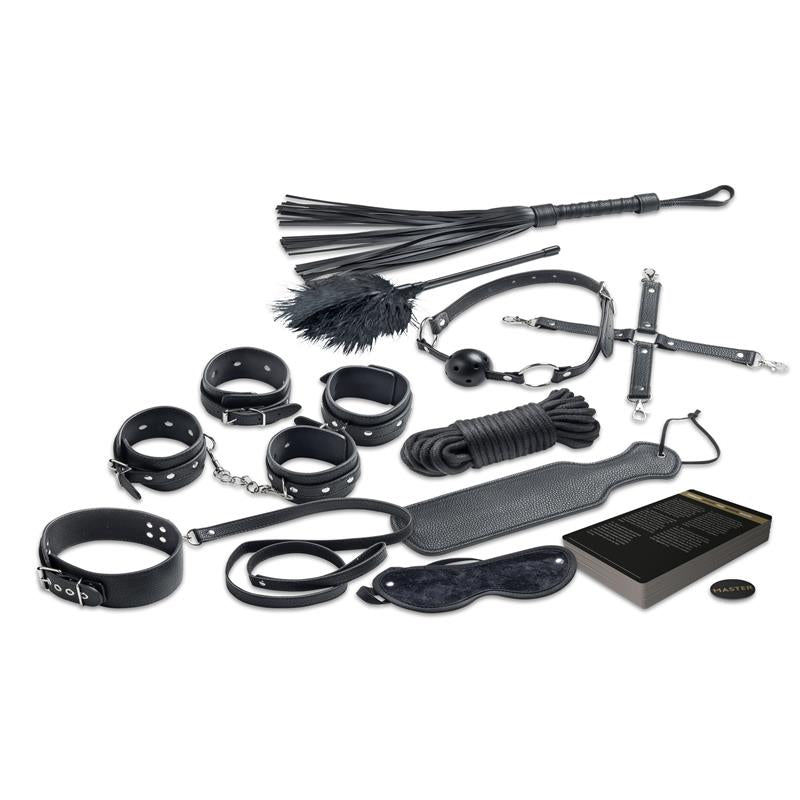 Bondage žaidimų komplektas su aksesuarais