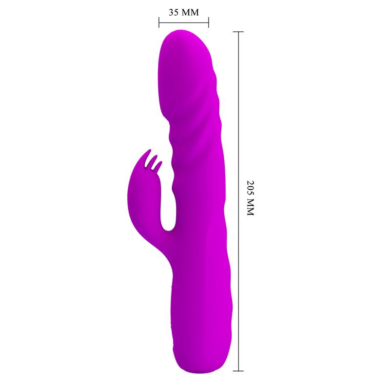 G-taško vibratorius su 4 stūmimo funkcijomis
