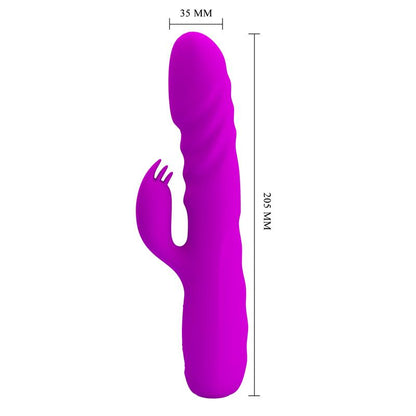 G-taško vibratorius su 4 stūmimo funkcijomis