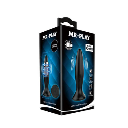 „Mr. Play“ vibruojantis analinis kištukas „USB Silicone Clave 50“.