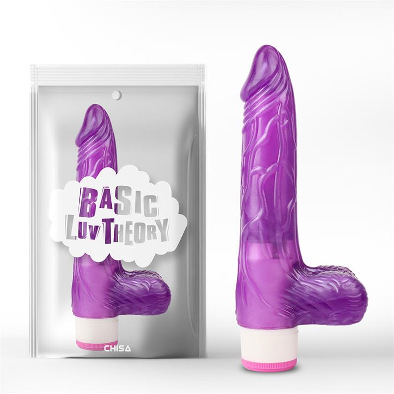 Želė dildo su reguliuojama vibracija