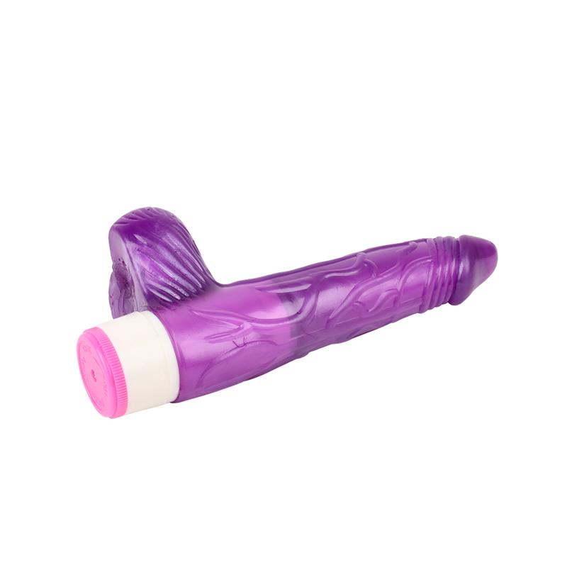 Želė dildo su reguliuojama vibracija