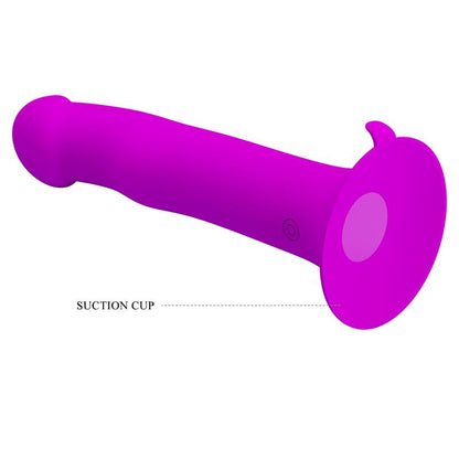 Universalus vibratorius su siurbtuku ir 12 funkcijų