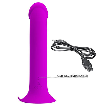 Universalus vibratorius su siurbtuku ir 12 funkcijų