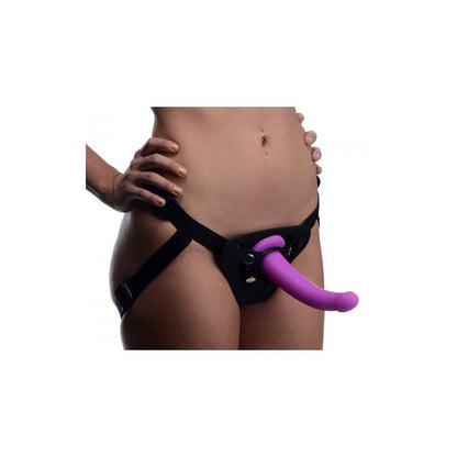 Diržai su dildo G-taško stimuliacijai