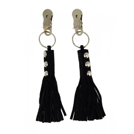 Spenelių gnybtos su odiniais botagais