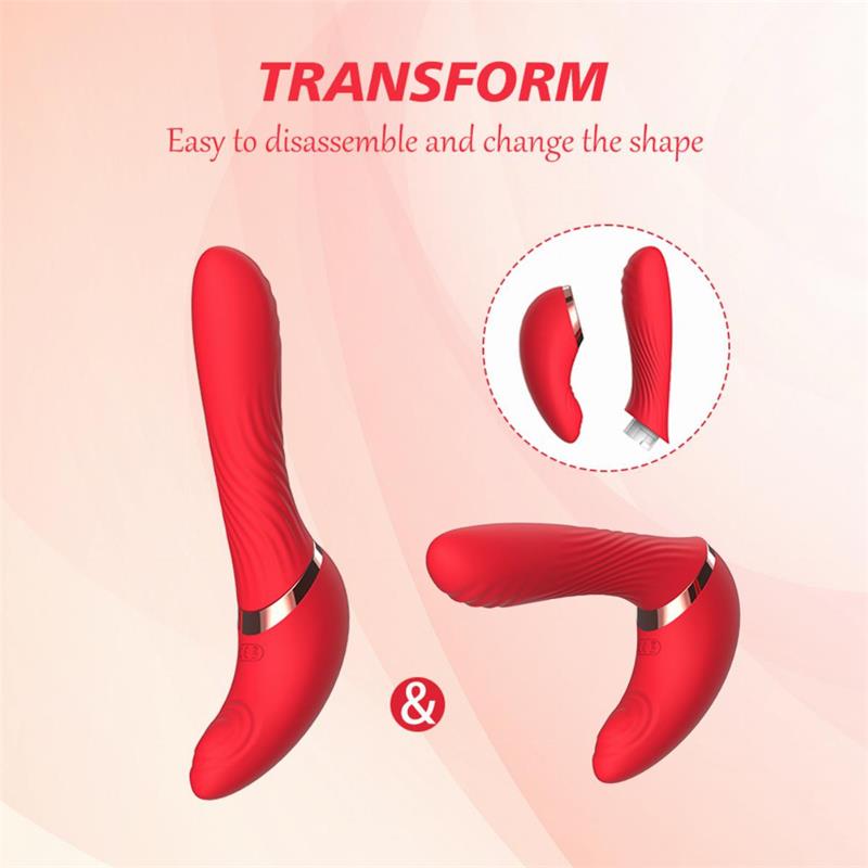 Transformuojamas vibratorius su 10 vibracijos režimų