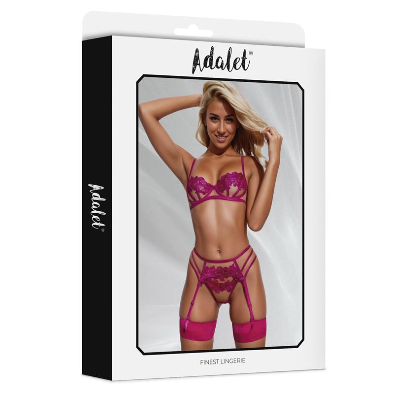 Romantiškas apatinis rinkinys su reguliuojamais dirželiais