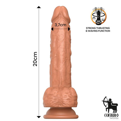 Teleskopinis dildo su 360° svyravimu