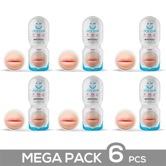 Pack 6 Mouth Vacuum Cup Masturbator for Me