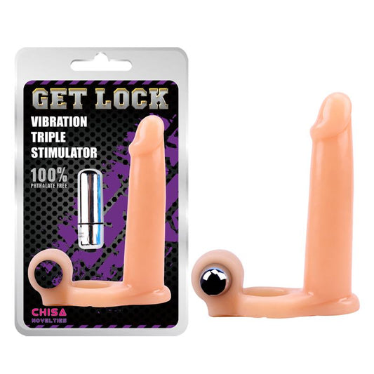 pritvirtinamas dildo su vibruojančia kulka