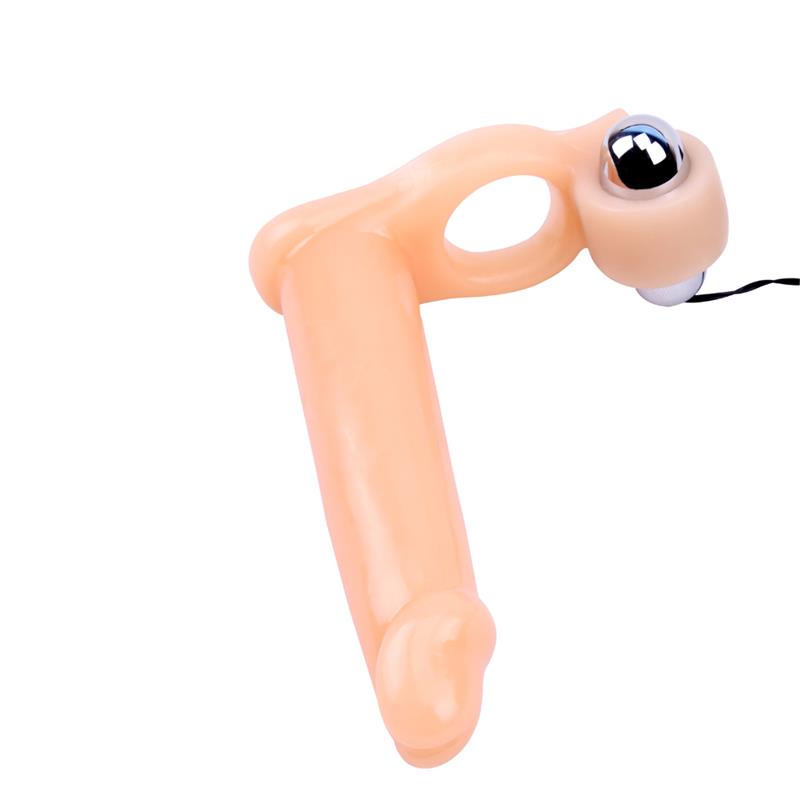 pritvirtinamas dildo su vibruojančia kulka