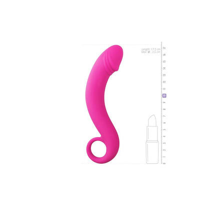 Prostatos masažuoklis su ergonomišku dizainu
