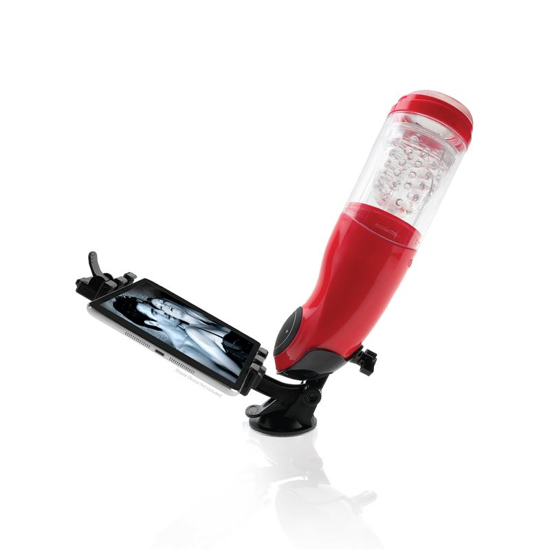 Automatinis masturbatorius su siurbtuku ir USB įkrovimu