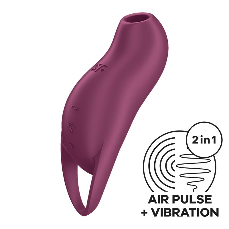 Oro impulsų vibratorius su dviem varikliais
