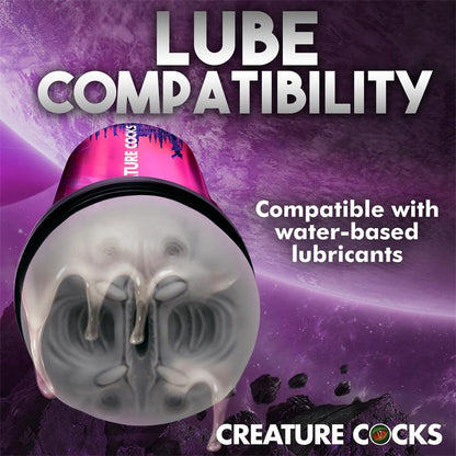 Masturbatorius su valdomu slėgiu ir tekstūra