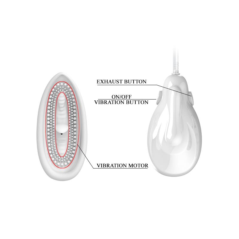 Vibruojanti makšties pompa su jautrumą didinančia funkcija