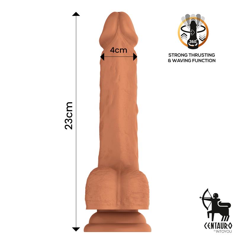 Dildo su šildymo ir bangavimo funkcija