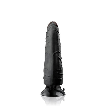Vibruojantis dildo su siurbtuku ir natūraliu pojūčiu