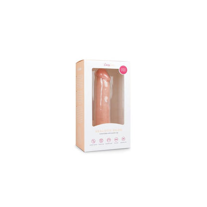 Dildo su siurbtuku ir minkšta tekstūra