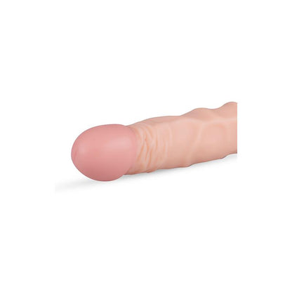 Dildo su siurbtuku ir tikrovišku paviršiumi