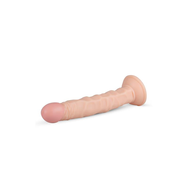 Dildo su siurbtuku ir tikrovišku paviršiumi