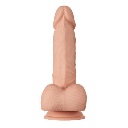 Didelis dildo su siurbtuku ir realistišku dizainu