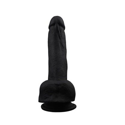 Lenktas dildo su siurbtuku ir anatomiška forma